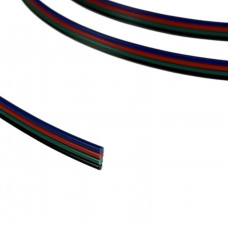 Кабель 4 жили 0,065 мм² плоский для LED стрічки RGB SMD5050/SMD3528 економ ...