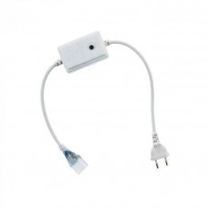 Кабель для подключения светодиодного неона 220V 10х20 с вилкой (RGB)