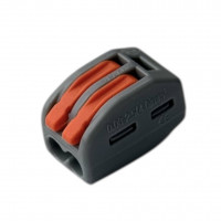 Клемна колодка 222-412 з пружинним затискачем типа Wago...