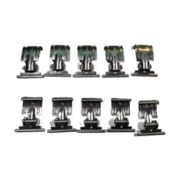 Кліпса металева для кріплення кришки світильника ДПП 2х36 (2x16 LED) IP65 під 2 LED Т8 G13 (комплект 10шт)