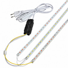 Комплект led планок для фітосвітильника 48W 1м синій-червоний, білий 5000К ...