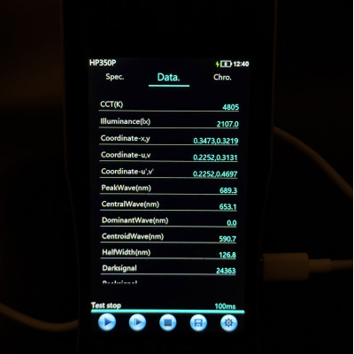 Комплект led планок для фітосвітильника 48W 1м синій-червоний, білий 5000К з драйвером 3 режими зі шнуром 1.4м