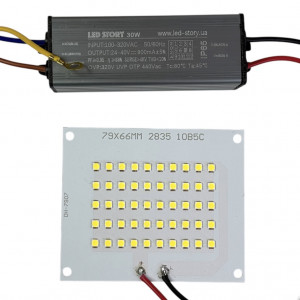 Комплект светодиодная матрица 30W 30-35V 4200Lm 5000К чип BRIDGELUX с драйв...