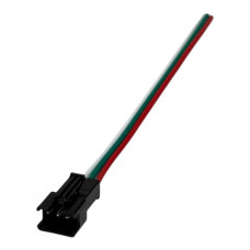 Конектор JST 3pin (тато) для led стрічки WS2812B 5V 144 LED/м IP20 PIXEL