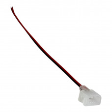 Конектор для неону Silicone 2835 120 8x16 (Провід+1затискач)