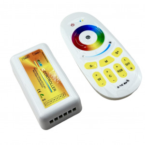 Контролер RGB CCT 2.4G RF 12-24В 24A rgb ww cw, rgb cw ww пульт, 6 контактів