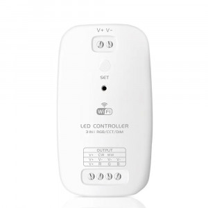 Контролер RGB CCT 9-24V 15A 360W Smart WIFI multiwhite 5 in 1 ( 6 контактів )