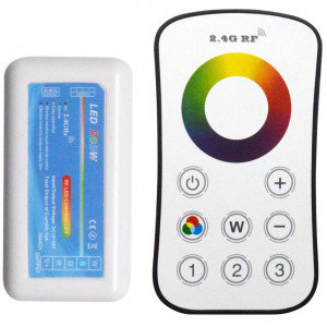 Контролер RGB-RGBW 2.4G RF 12-24V TOUCH 12A з сенсорним пультом для LED стрічки