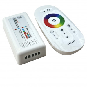 Контролер RGB-RGBW 2.4G RF 12-24V TOUCH 24A з сенсорним пультом для LED стрічки