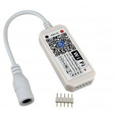 Контроллеры мини WiFi RGBW 144W 5-24V 12A музыкальный режим