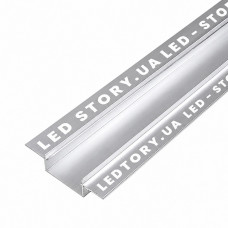 Профіль для лед підсвітки врізний анодований LSG20 LED STORY 2м (ціна 1 м)