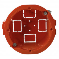 Коробка монтажная d60 оранжевая гипс