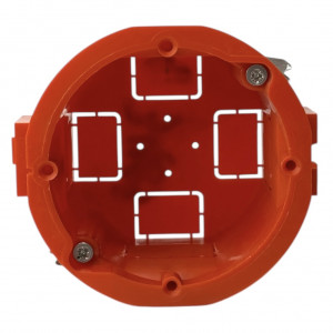 Коробка монтажная d60 оранжевая гипс