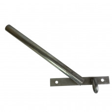 Кронштейн для уличных светильников d=40 мм, длина 50 см с крюком (комплект)