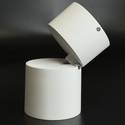 Круглый led спот для потолка 12 Вт 4000K белый корпус