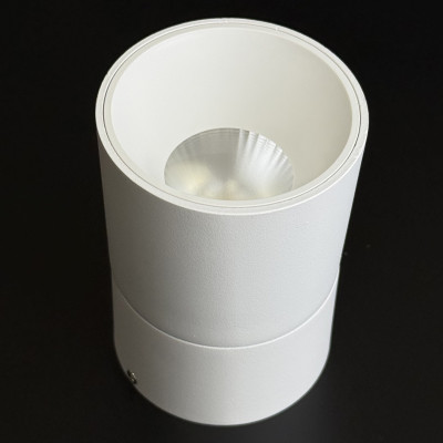 Круглый led спот для потолка 12 Вт 4000K белый корпус