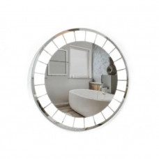 Круглое зеркало с подсветкой 6000-6500К Холодный белый 65 см сенсорный выключатель