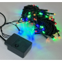 LED гирлянда LEBRON линейная 10м, 100LED, разноцветная, IP20 - фото №4