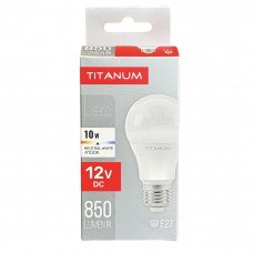 LED лампа TITANUM A60 12V 10W E27 4100K