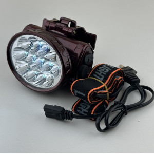 LED ліхтарики налобні з акумулятором 1898 13LED