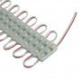 LED модуль 12V SMD2835 3 диода 0.5W холодный белый свет 6500K IP67 линза 160° - фото №1