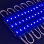 LED модуль 3 діода (smd5730 3шт, 75 мм) 1W 55Lm IP67 синій - фото №1