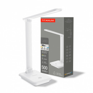 LED лампа настiльна TITANUM TLTF-009B 10W 3000-6500K Біла