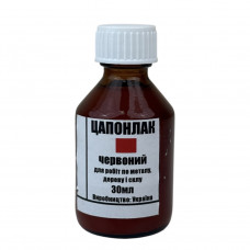 Лак Цапон червоний (цапонлак) 30 мл