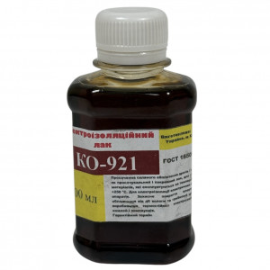 Лак електроізоляційний  КО-921 100 мл
