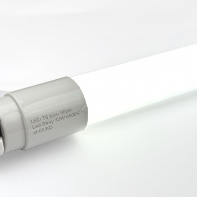 Лампа Т8 светодиодная 0.9м 13W 1300Lm 6500К холодный белый свет, двусторонняя