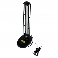 Лампа бактерицидная безозоновая на подставке 38W 3 режима работы черная