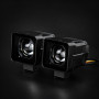 Led фары WL STM-03 ближний/дальний свет 30/38W 6000K DRL 12-80V IP68 комплект - фото №2