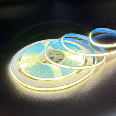 Led лента 24V COB 320 д.м. IP33 нейтральный белый 4500K, катушка 10м (цена 1м)