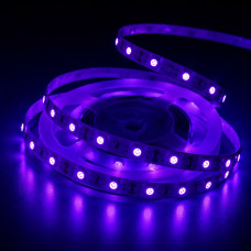 Led лента UV SMD5050 12Вт/м 12V 60 д.м IP20 ультрафиолетовая (цена 1м)