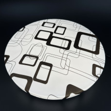 Led люстра світлодіодна кругла 24Вт Black Frame 4000K IP20 стельова