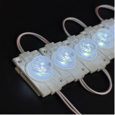 Лед модуль SMD3030 1,5W 1LED IP67 (lens) ( кратно 10 шт ) ціна 1 шт