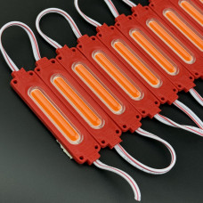 Лед модуль СОВ-led 2Вт Червоний 12В IP67 з лінзою (кратно 10 шт) (ціна 1шт)