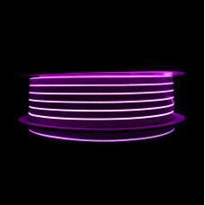 Led неон  SMD 2835 12В 6*12мм 24-26Лм IP68  фиолетовый (цена 1м)