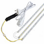 Led планки для фитосветильника 36W 1м 2×красные 660нм + 1×5000К с драйвером 24/36Вт и кабелем 1.4м - фото №2