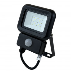 Лед прожектор 10 Вт з датчиком руху 800Лм ІР65 6500К холодне біле світло