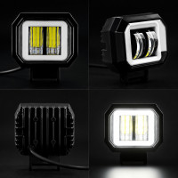 Led фара дополнительного света WL RE-07 SP DRL 14W 6000K 9-32V IP67 75×65мм