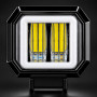 Led фара дополнительного света WL RE-07 SP DRL 14W 6000K 9-32V IP67 75×65мм - фото №3