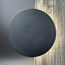 Светильник накладной светодиодный 12Вт с контурной подсветкой 3000К/4200K/6500K 900 Лм черный IP65