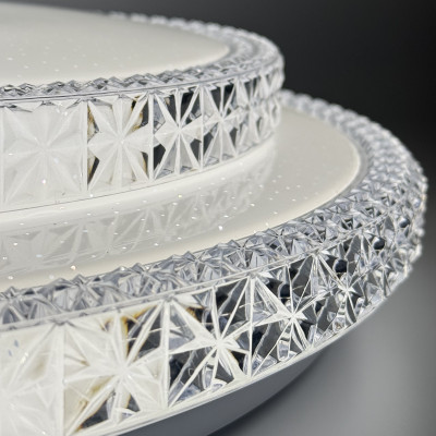 Led світильник дворівневий з пультом Ø495мм Зоряне небо 90Вт 3000-6500K 8550лм IP40 LED STORY