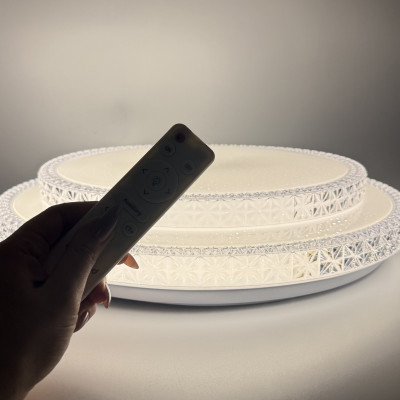 Led світильник дворівневий з пультом Ø495мм Зоряне небо 90Вт 3000-6500K 8550лм IP40 LED STORY