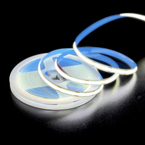 Стрічка led cob 12v COB 320д.м. суцільне світіння IP20 10W холодна 6500К LED STORY Profi 5м (ціна 1м)