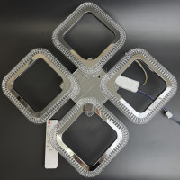 Люстра 64W з пультом компактна 400×400 мм, білий спектр