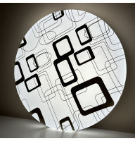 Люстра LED светодиодная круглая 24Вт Black Frame 4000K IP20