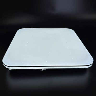 Люстра стельова з пультом 70Вт 3000-6500K IP40 6650лм Зоряне Небо чорна полоска