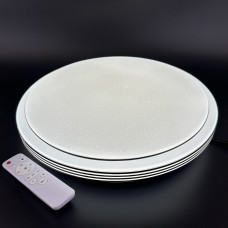 Люстра потолочная с пультом 50Вт 3000-6500K IP40 4750лм Звездное Небо черная полоса